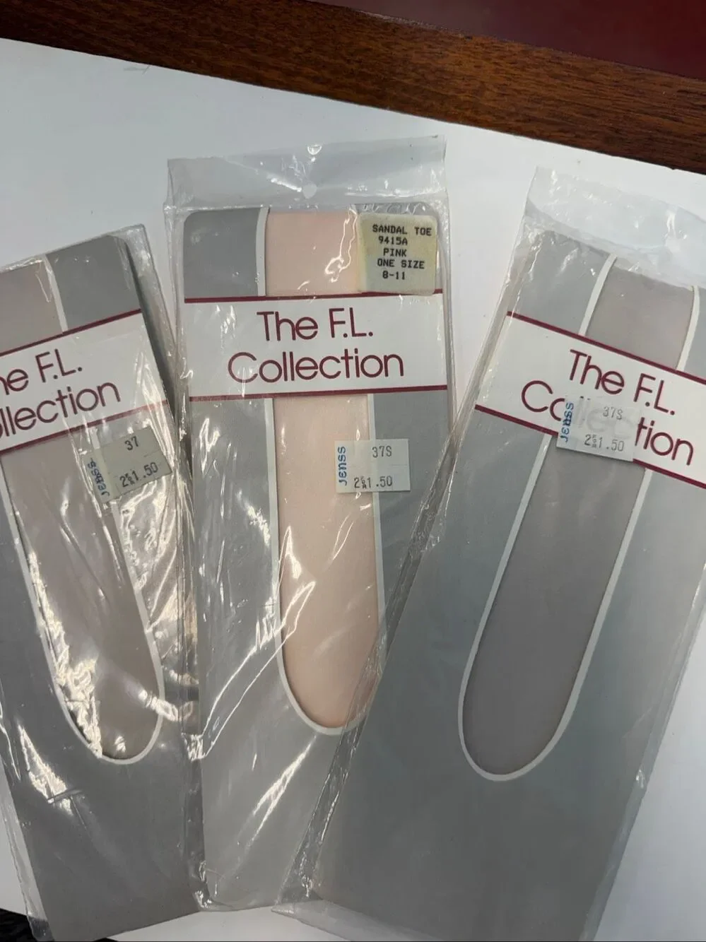 The F.L. Collection Nylon Confirt Top Knee highs NEW OLD STOCK